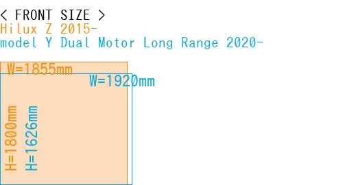 #Hilux Z 2015- + model Y Dual Motor Long Range 2020-
